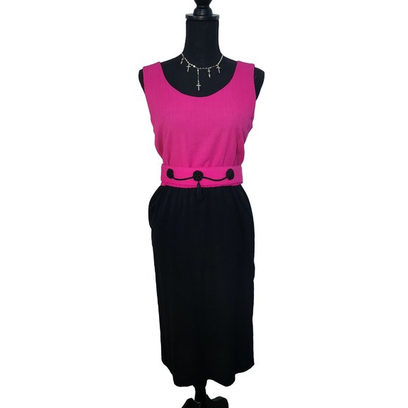 1980s Dress and Cropped Jacket Set - Picture 2 of 10